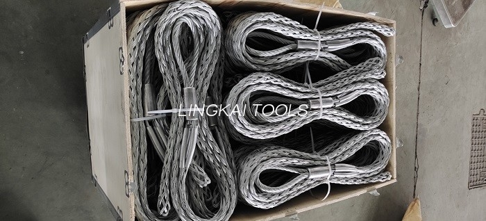 SLW Model Conductor ACSR Pulling Grip Sock Wire Mesh Joints Conductor Mesh Nogavice Joint
